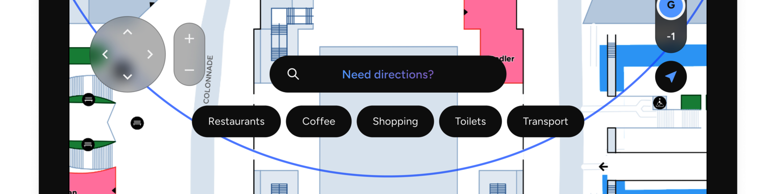 Living Map's Interactive Kiosk design 