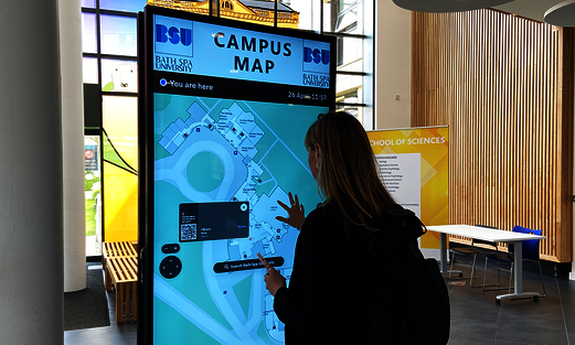 Living Map's digital mapping used by students at Bath Spa University 