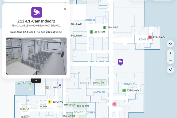 Static Asset Visualisation sample map